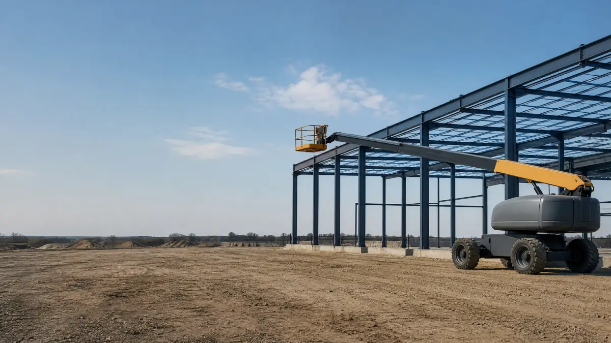 Rough Terrain Scissor Lifts jobsite access in Macon