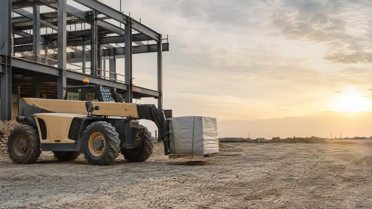 Telehandlers jobsite access in Macon